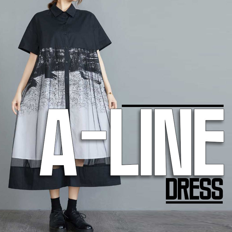 high waist smock a line dress Cute Smock Maxi, Midi &b Mini Dresses