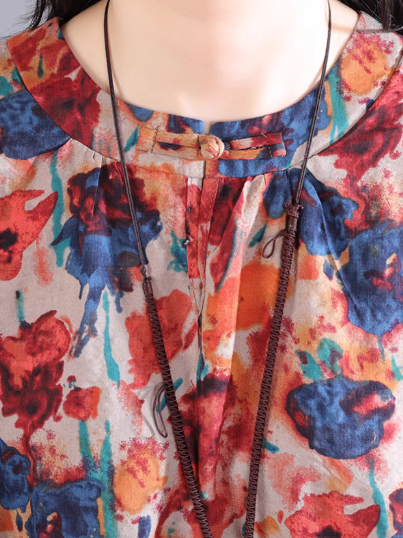 Women’s Summer Lightweight & Comfy  Floral A-Line Dress