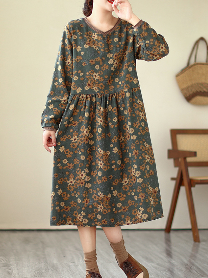 Women's Summer Breezy Daytime StylishFlower Smock dress