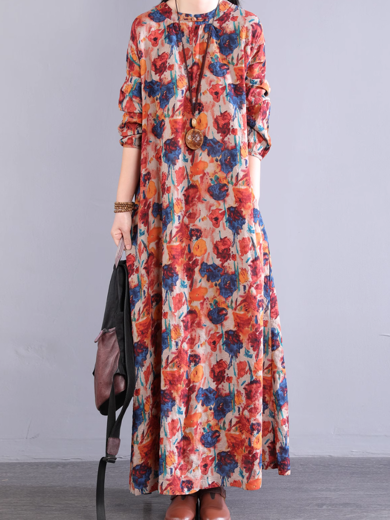 Women’s Summer Lightweight & Comfy  Floral A-Line Dress