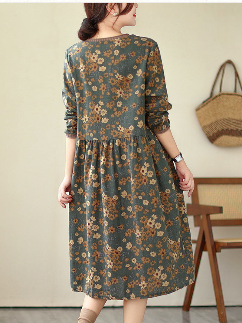 Women's Summer Breezy Daytime StylishFlower Smock dress