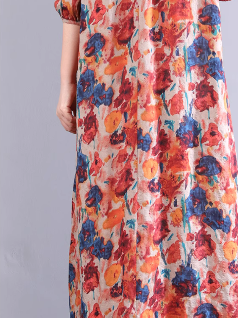 Women’s Summer Lightweight & Comfy  Floral A-Line Dress