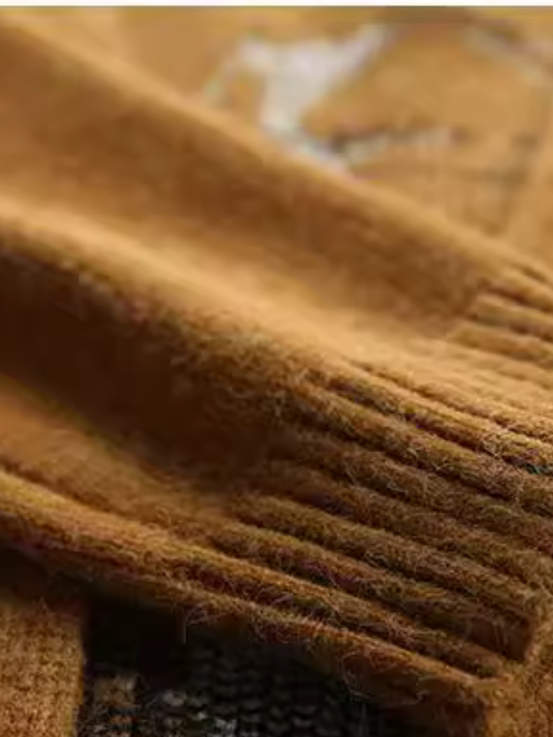 Longline Open-Front Knit Cardigan with Sailboat Back, Minimal Women’s Sweater