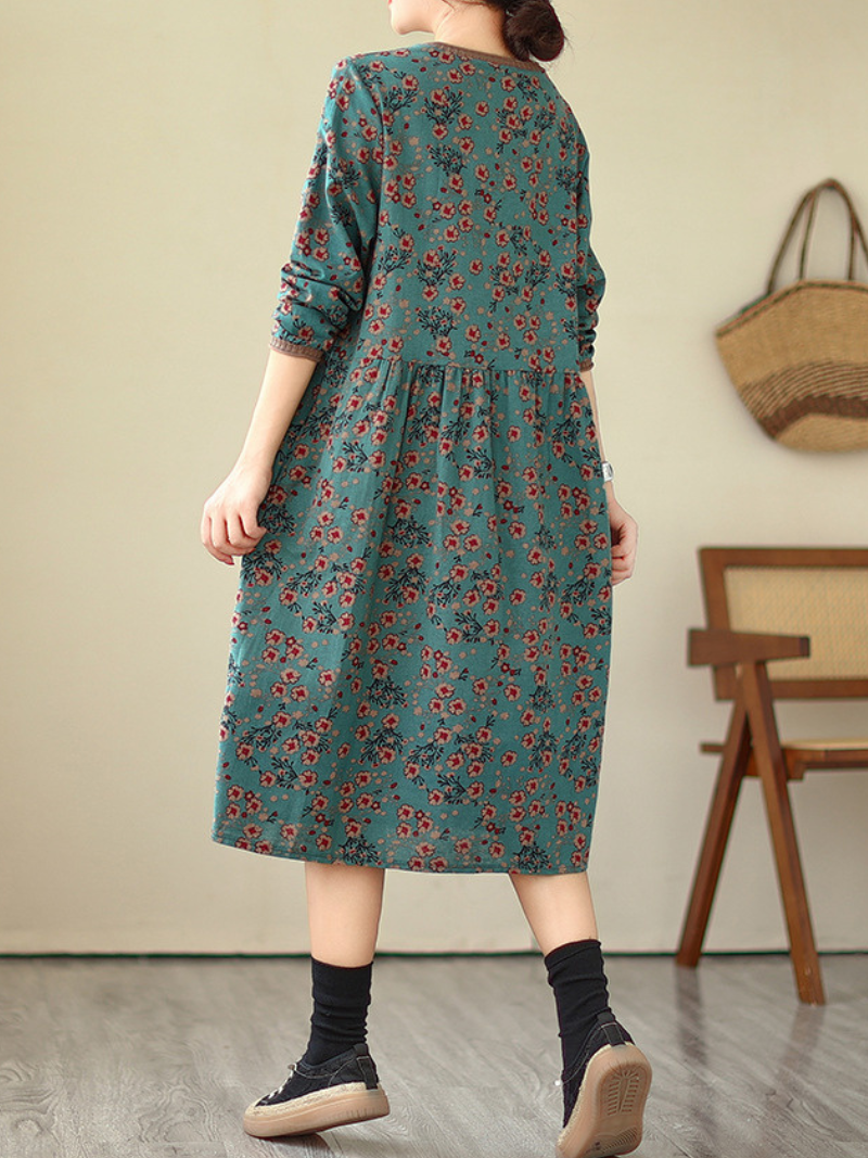 Women's Summer Breezy Daytime StylishFlower Smock dress