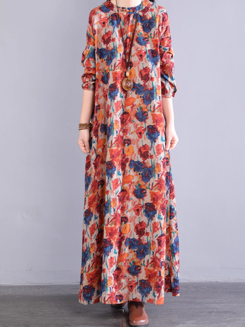 Women’s Summer Lightweight & Comfy  Floral A-Line Dress
