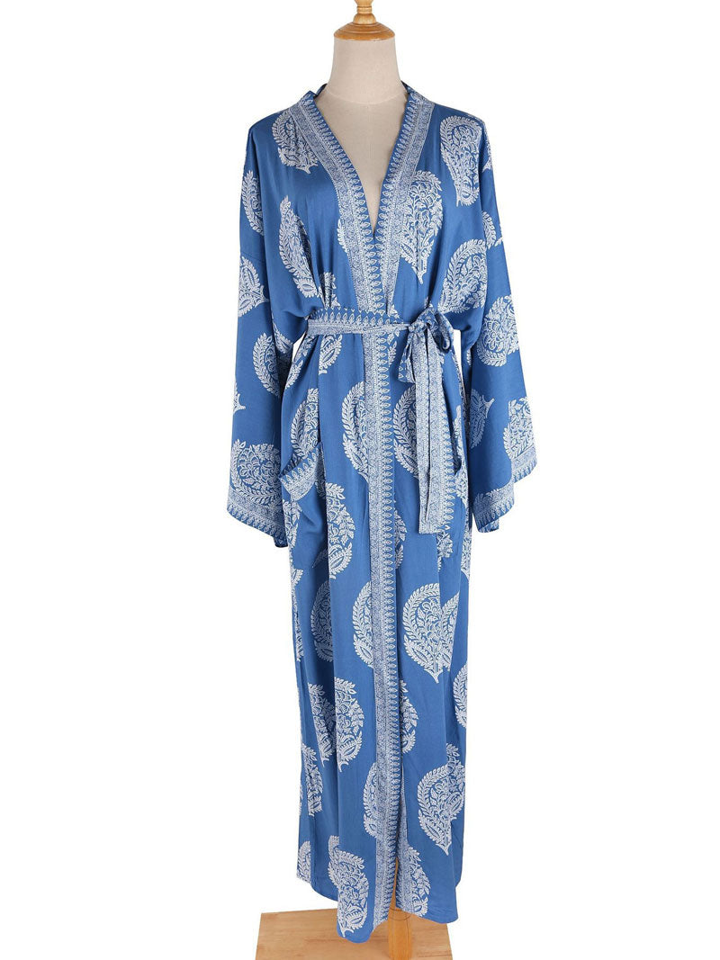 Hear You Loud Fluer Gown Robe Kimono