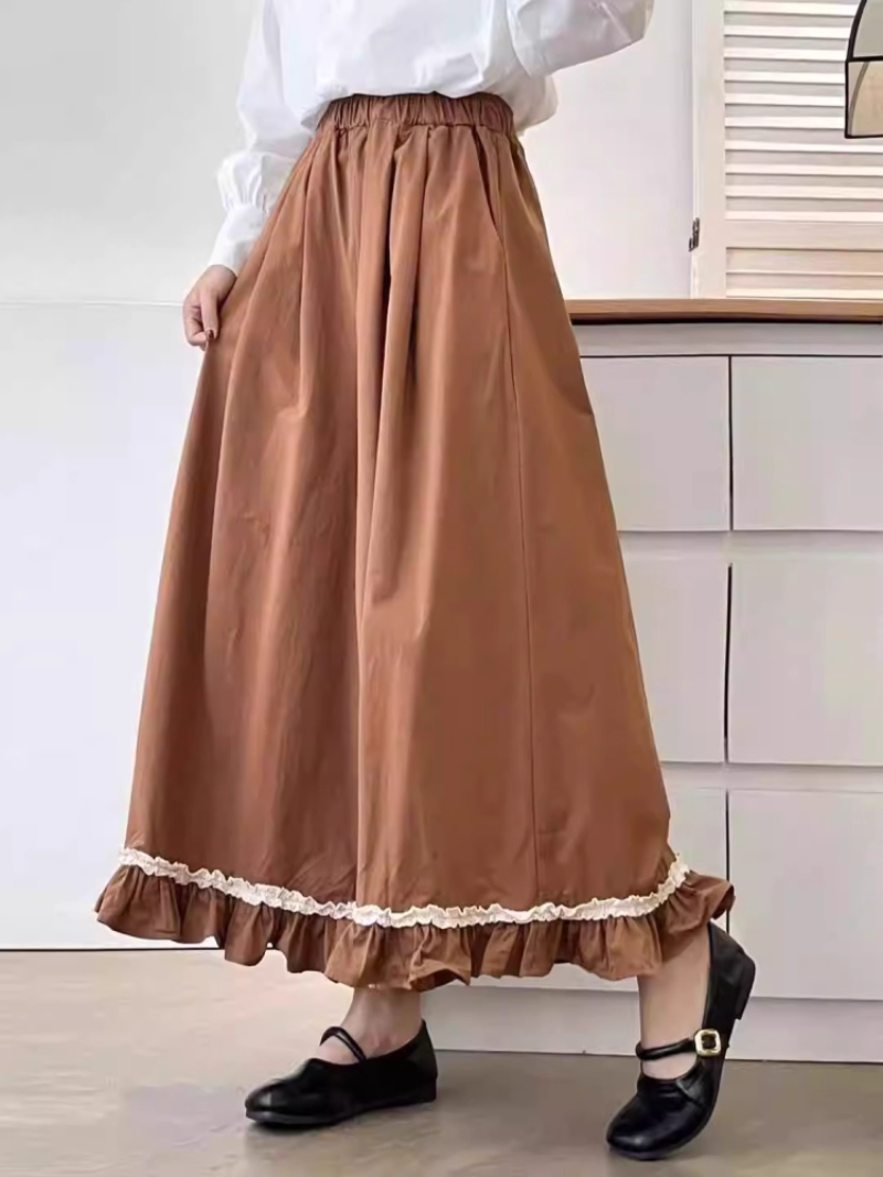 Elegant Summer Pleated Loose Bottom for Women