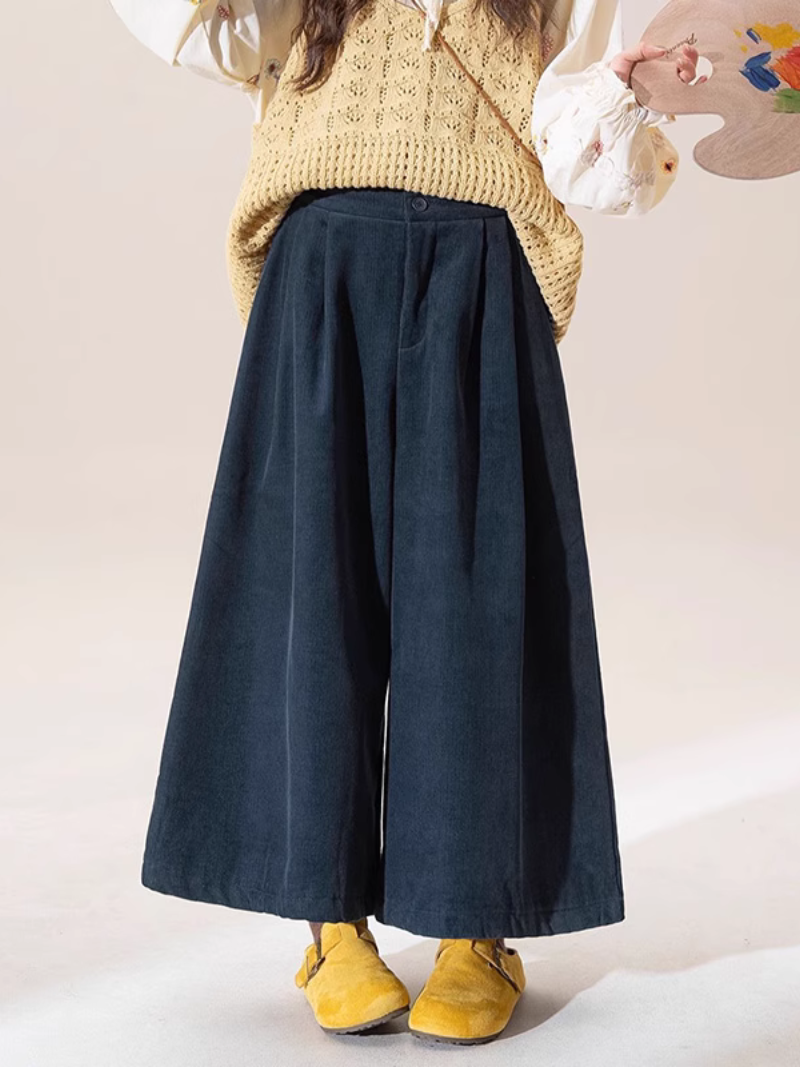 Effortless Chic: Wide-Leg Palazzo Pants in Cotton Blend
