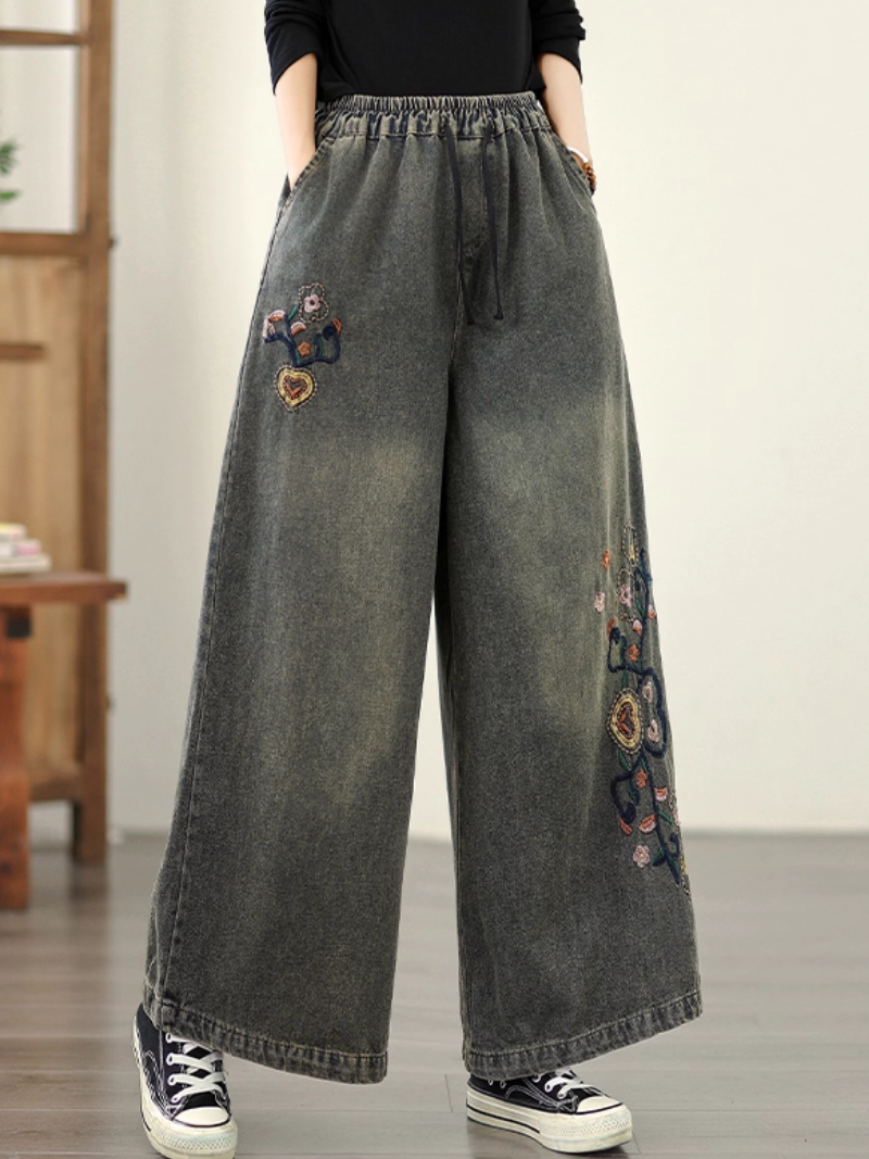 Women's Spring & Summer Wide-Leg Trousers Bottom