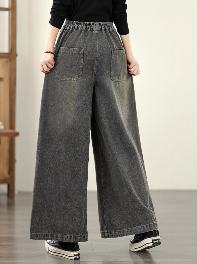 Women's Spring & Summer Wide-Leg Trousers Bottom
