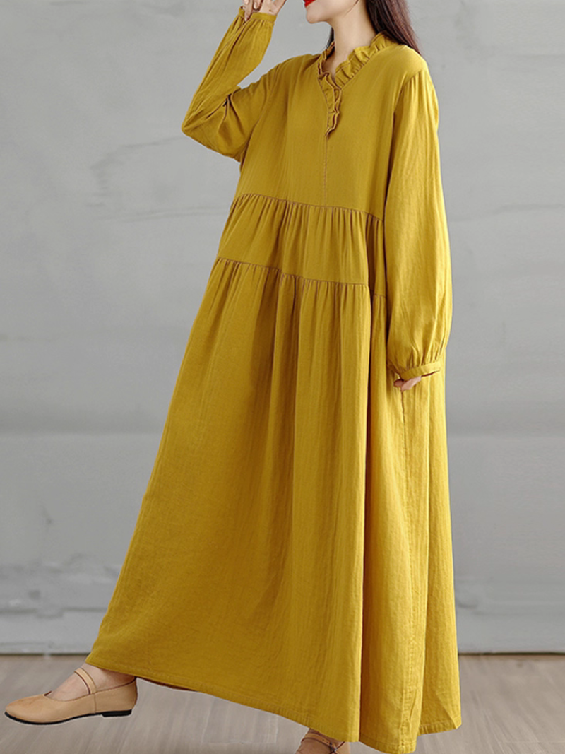 Women's spring & Summer Casual Wear Long Smock Dress