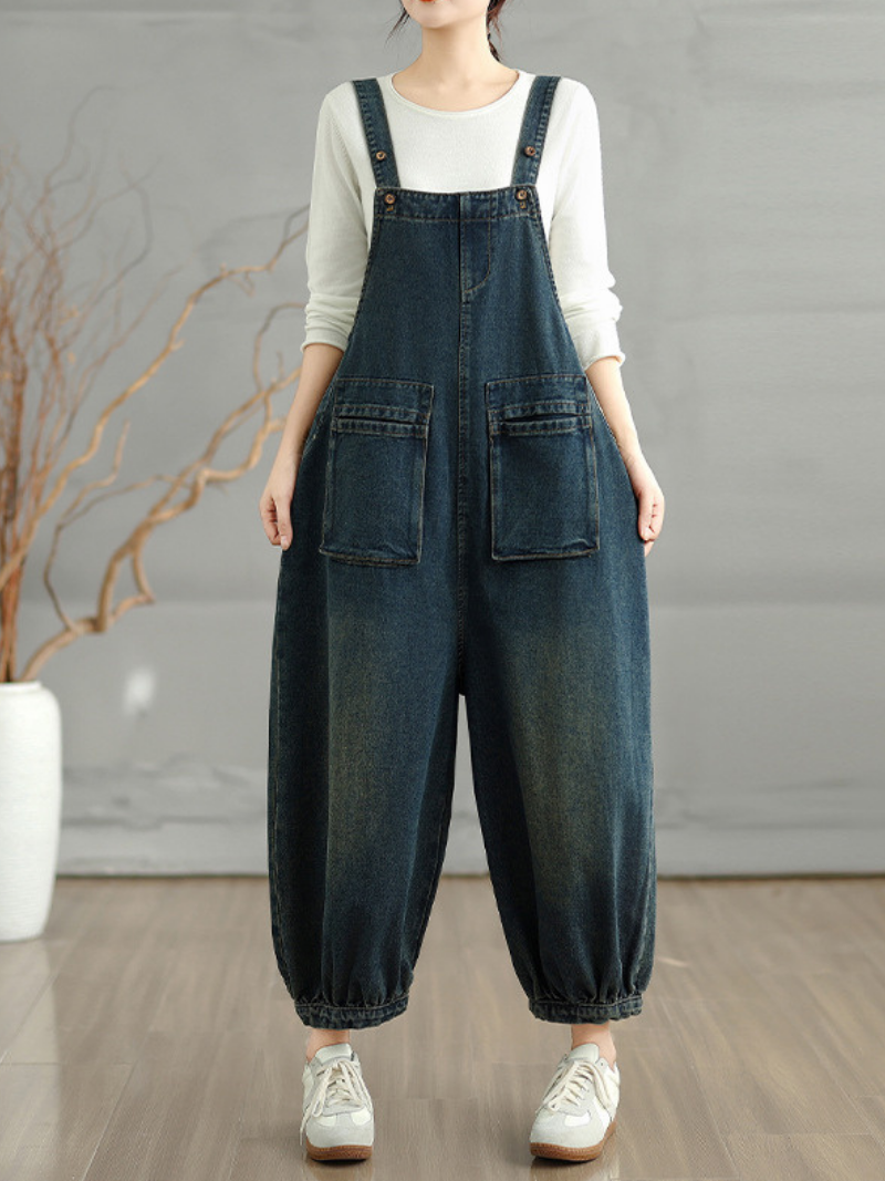 Women's Everyday Wear & Casual Baggy Overall Dungarees