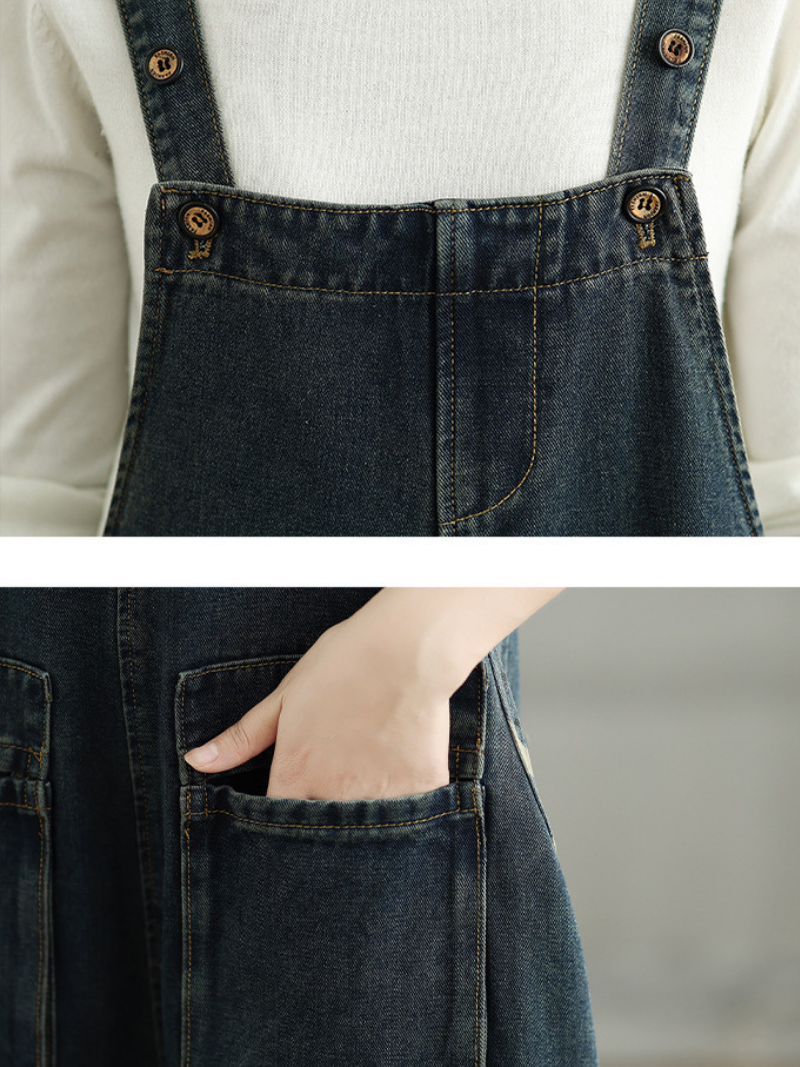 Women's Everyday Wear & Casual Baggy Overall Dungarees