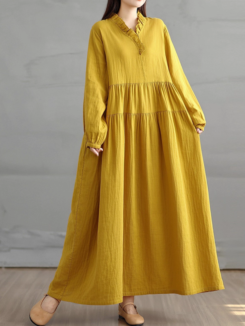 Women's spring & Summer Casual Wear Long Smock Dress