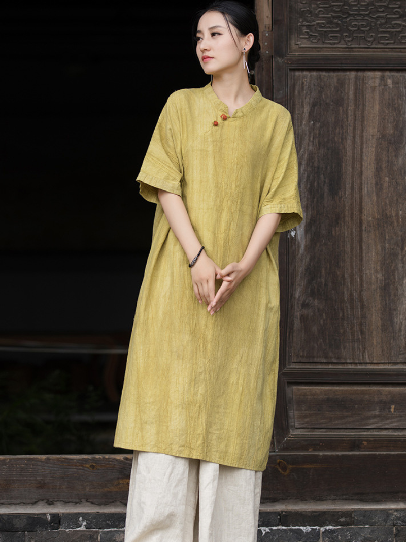 Woman Trendy  yellow  DRESS