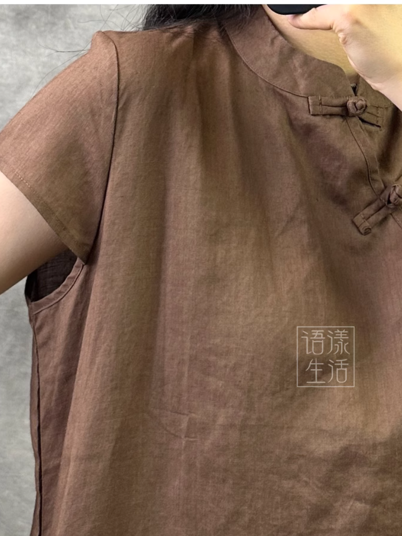 Women's Button up Style Stand Collar 