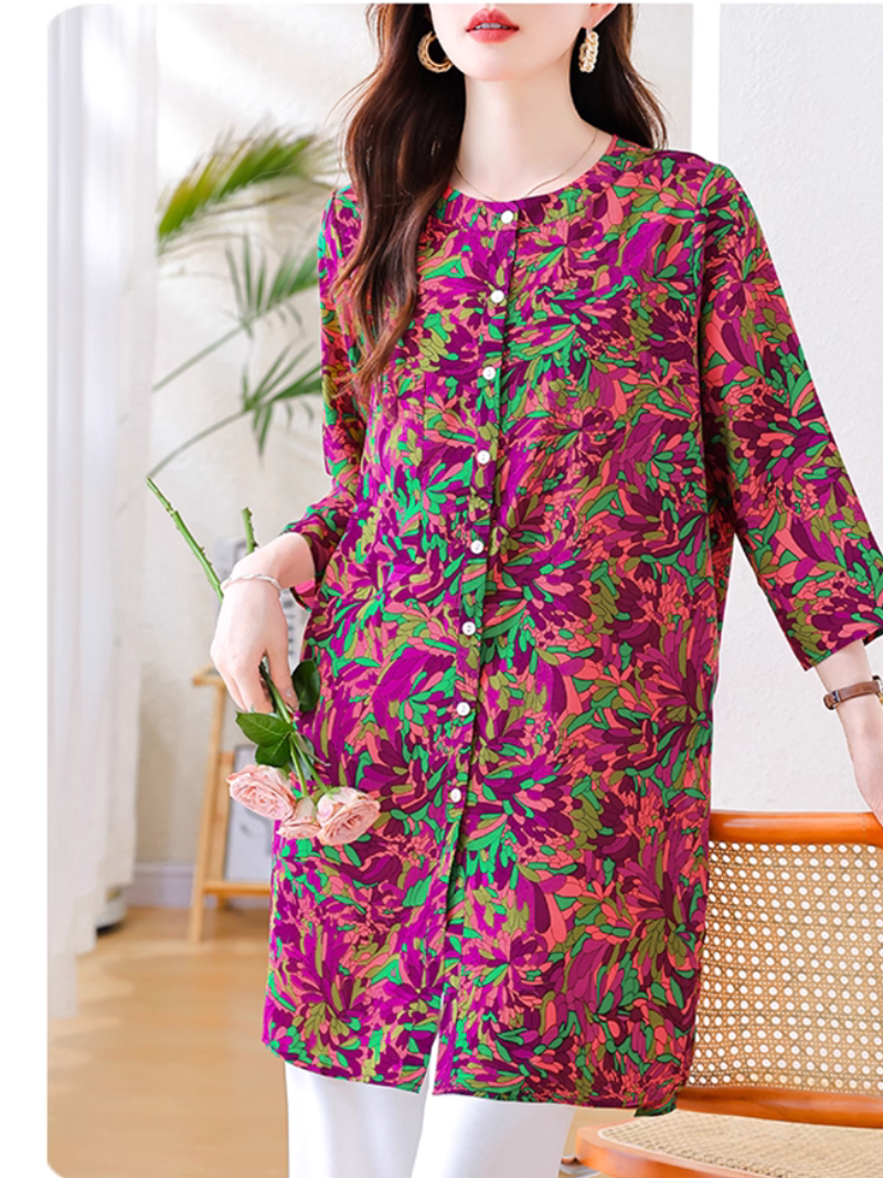 Women’s Summer Trendy & Stylish Casual Printed Midi Top