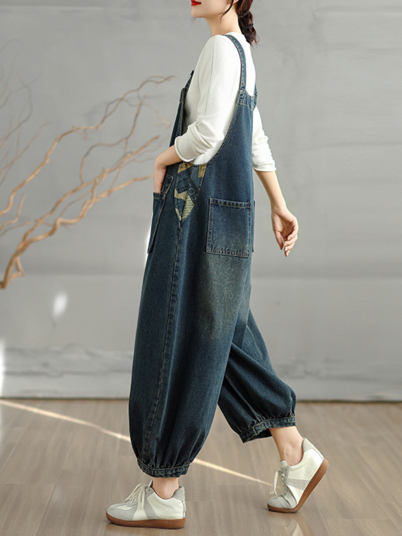 Women's Everyday Wear & Casual Baggy Overall Dungarees