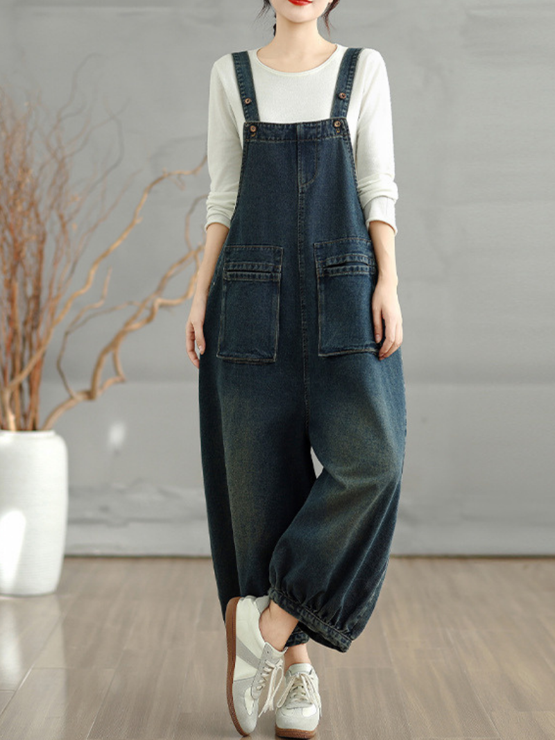 Women's Everyday Wear & Casual Baggy Overall Dungarees