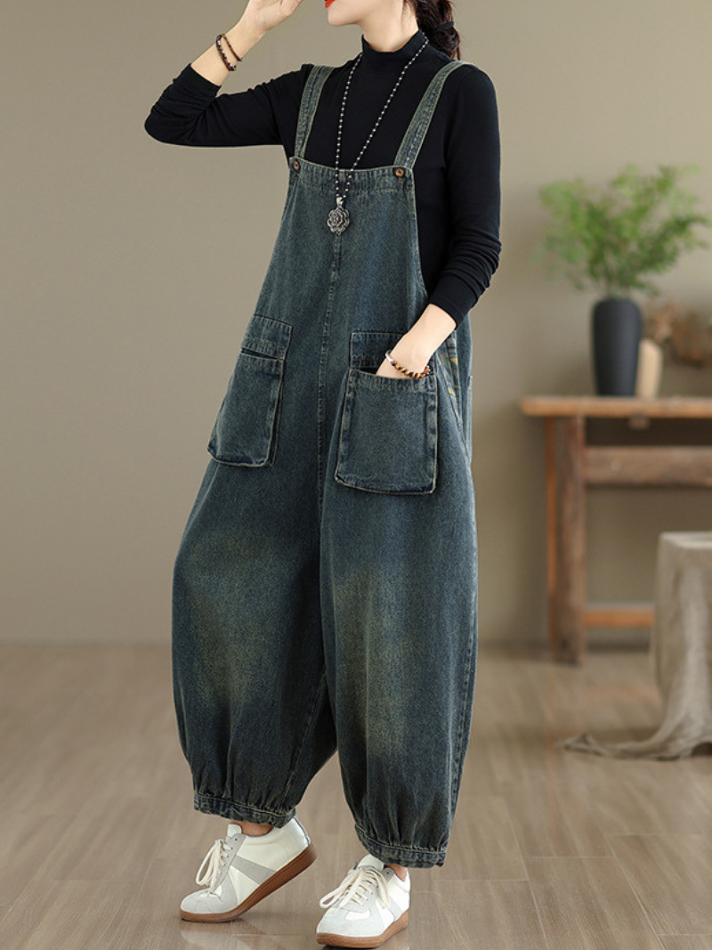 Women's Summer Lightweight Bib's Overall Dungarees
