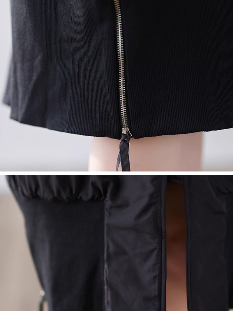 Modern Longline Hooded Parka for Women – Minimal Zip Design