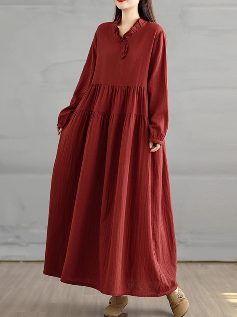 Women's Summer & Spring Comfortable Loose Long Smock Dress