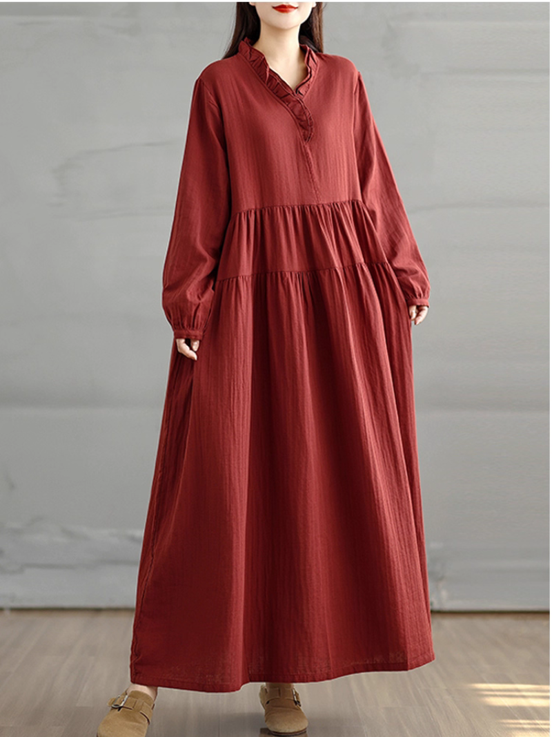 Women's Summer & Spring Comfortable Loose Long Smock Dress