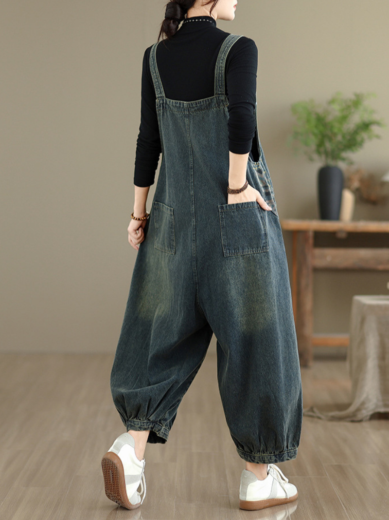 Women's Summer Lightweight Bib's Overall Dungarees