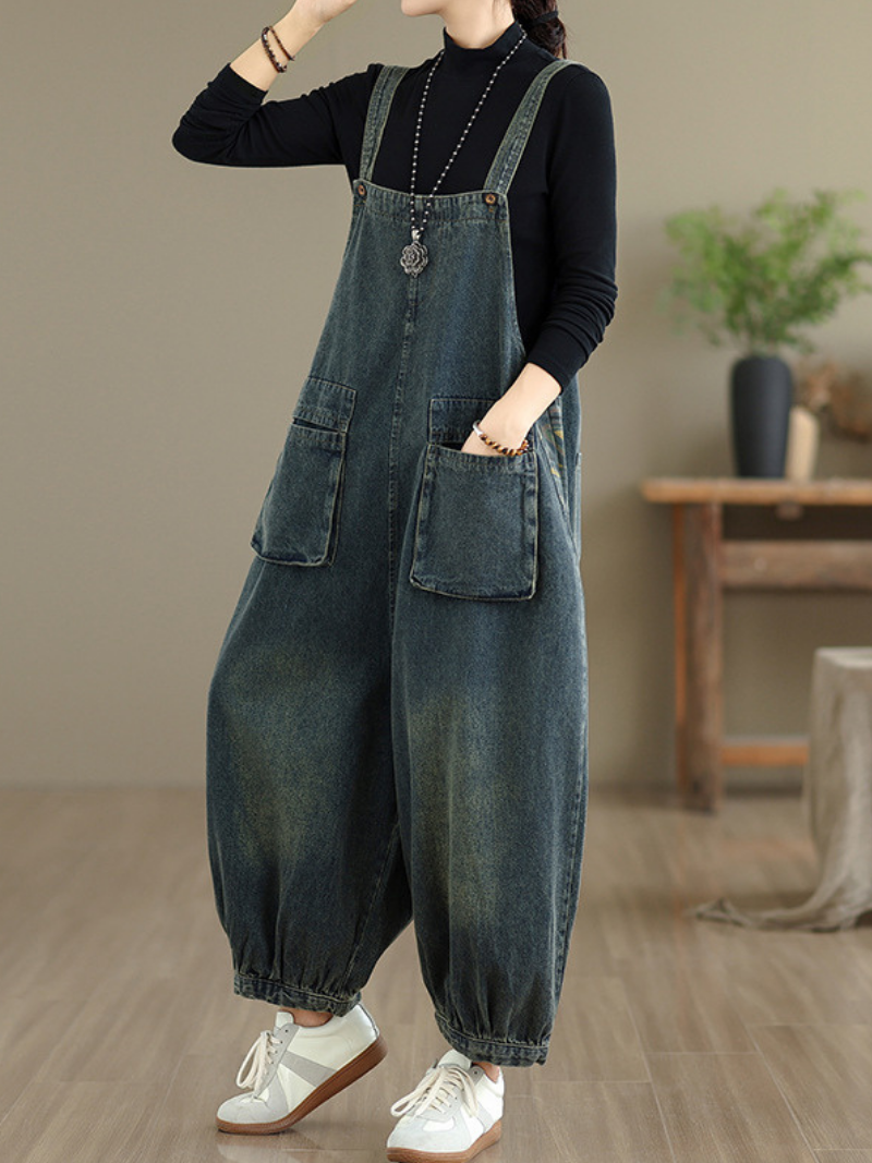 Women's Summer Lightweight Bib's Overall Dungarees