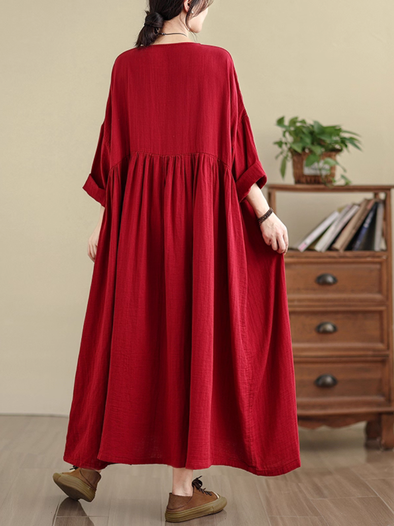 Women's Summer Perfect & Casual Artistic Loose Smock Dress