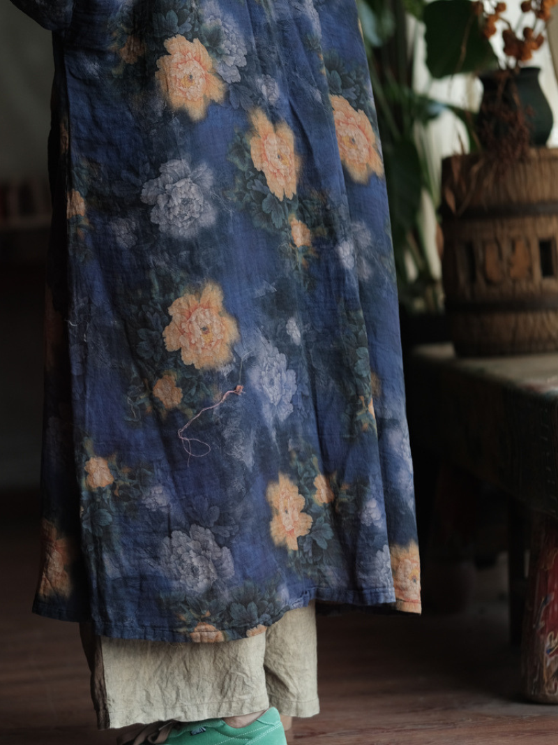 Stylish & Comfortable Women’s Printed  Loose Cardigan