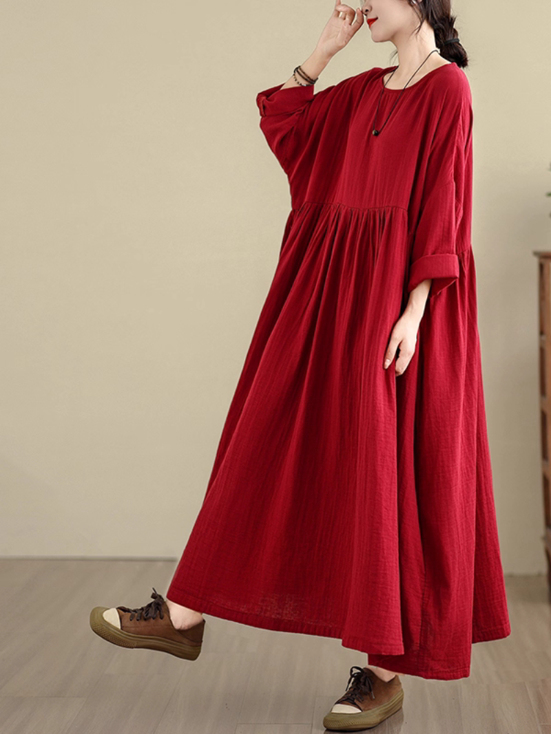Women's Summer Perfect & Casual Artistic Loose Smock Dress
