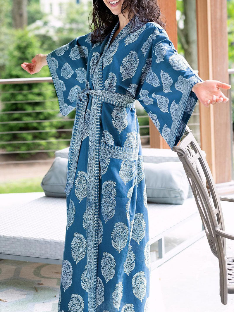 Hear You Loud Fluer Gown Robe Kimono