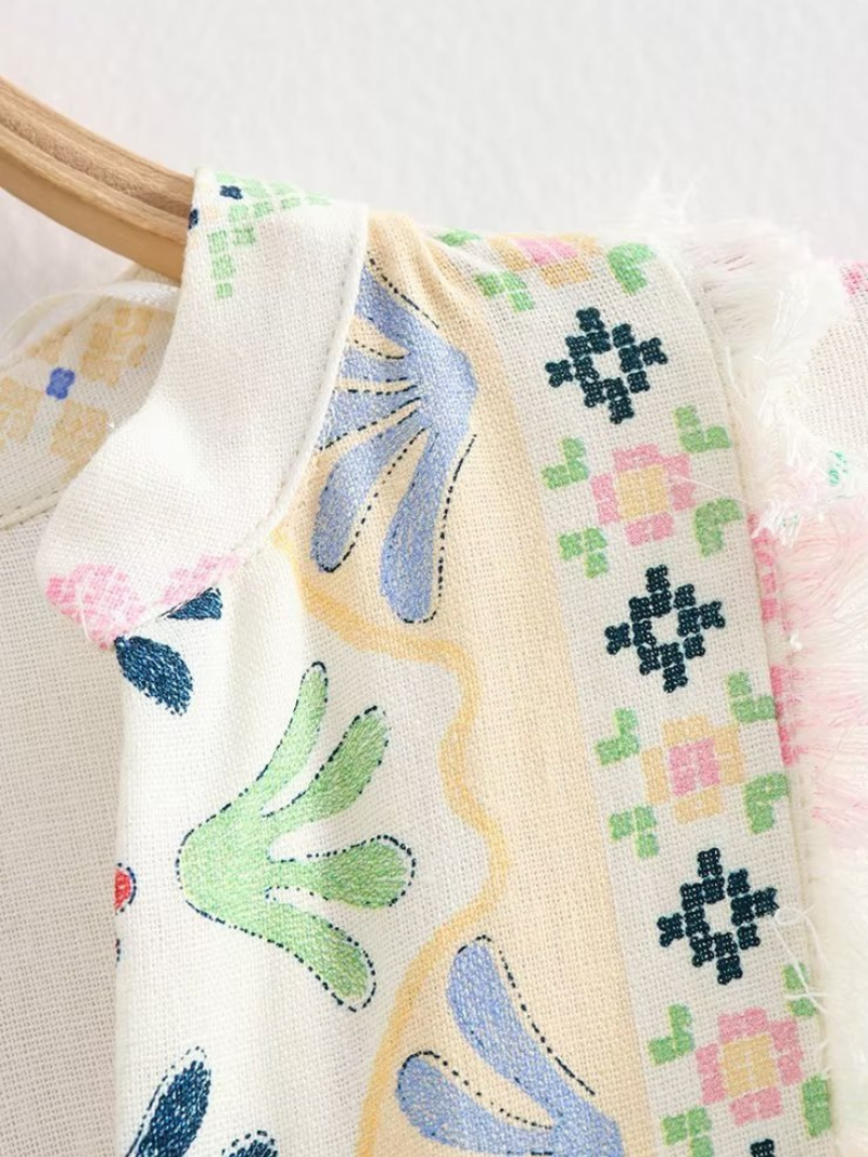 Women's Summer Trendy & Classic Blended Printed A-line Dress