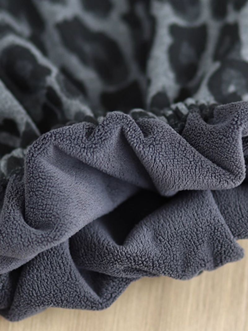 Leopard Print Balloon Jogger Pants for Women in Stretch Fabric