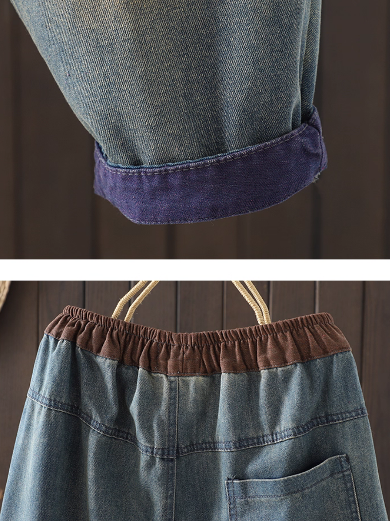 Women's Summer Stylish Everyday Wear Patch Work Bottom