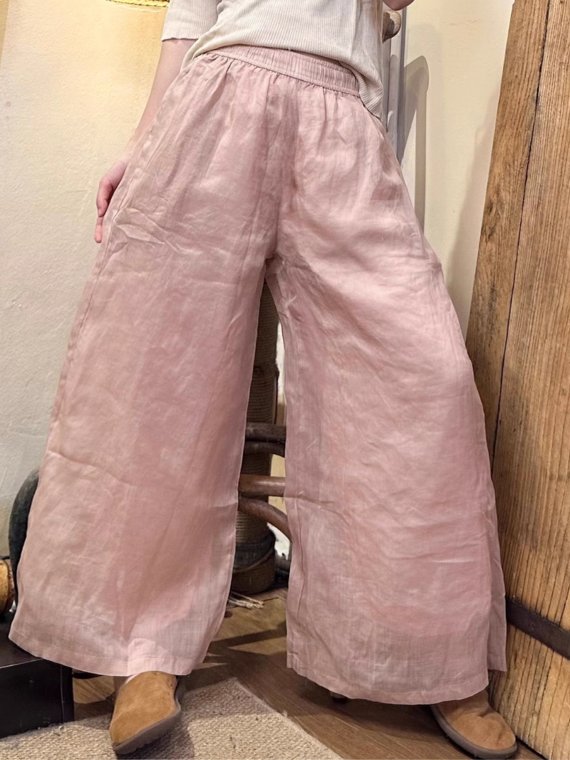 Women's Pink  Loose Casual Bottom