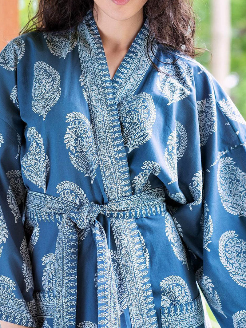 Hear You Loud Fluer Gown Robe Kimono