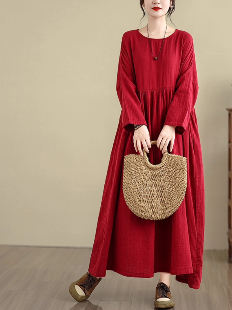 Women's Summer Perfect & Casual Artistic Loose Smock Dress