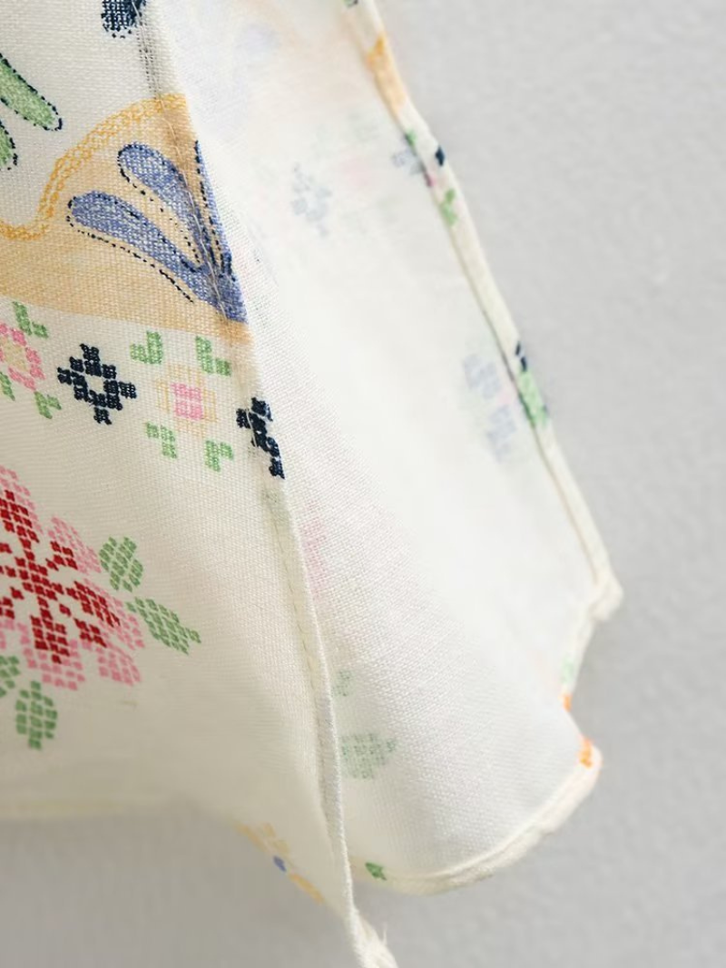 Women's Summer Trendy & Classic Blended Printed A-line Dress