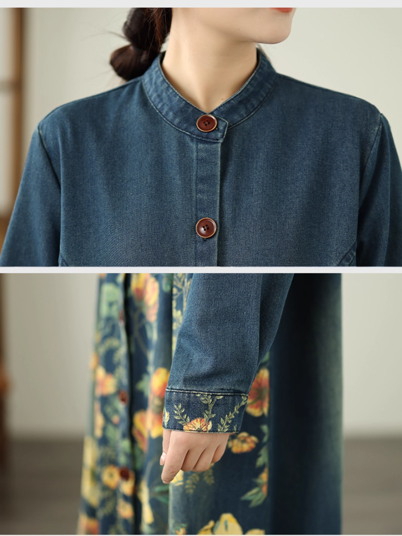 Women's Summer Retro Fashionable  & Cool Loose Pocket Coat