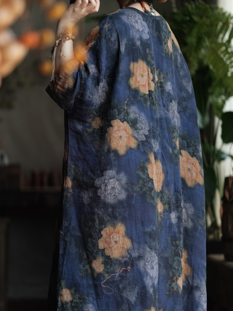 Stylish & Comfortable Women’s Printed  Loose Cardigan