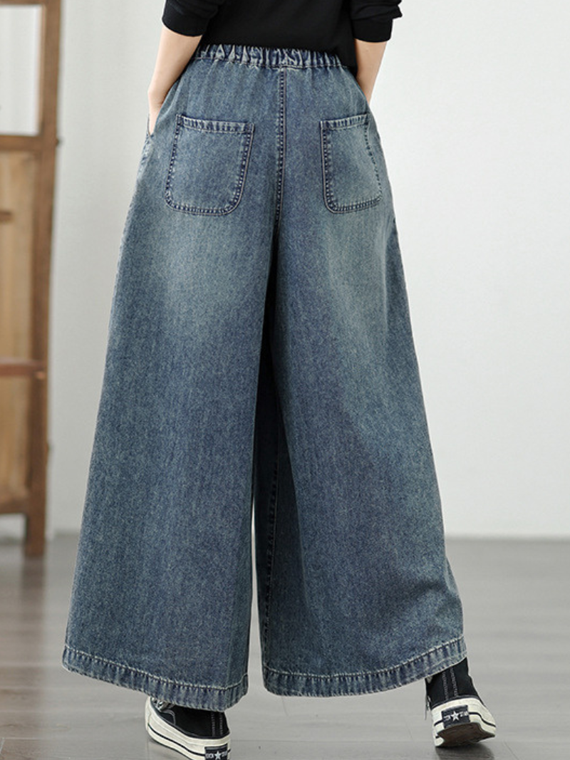 Women's Summer Soft and Comfortable Embroidery Loose Bottom