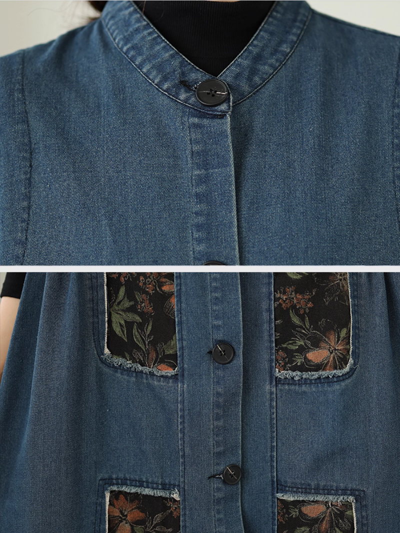 Women's Summer Retro Fashionable  & Cool Loose Pocket Coat