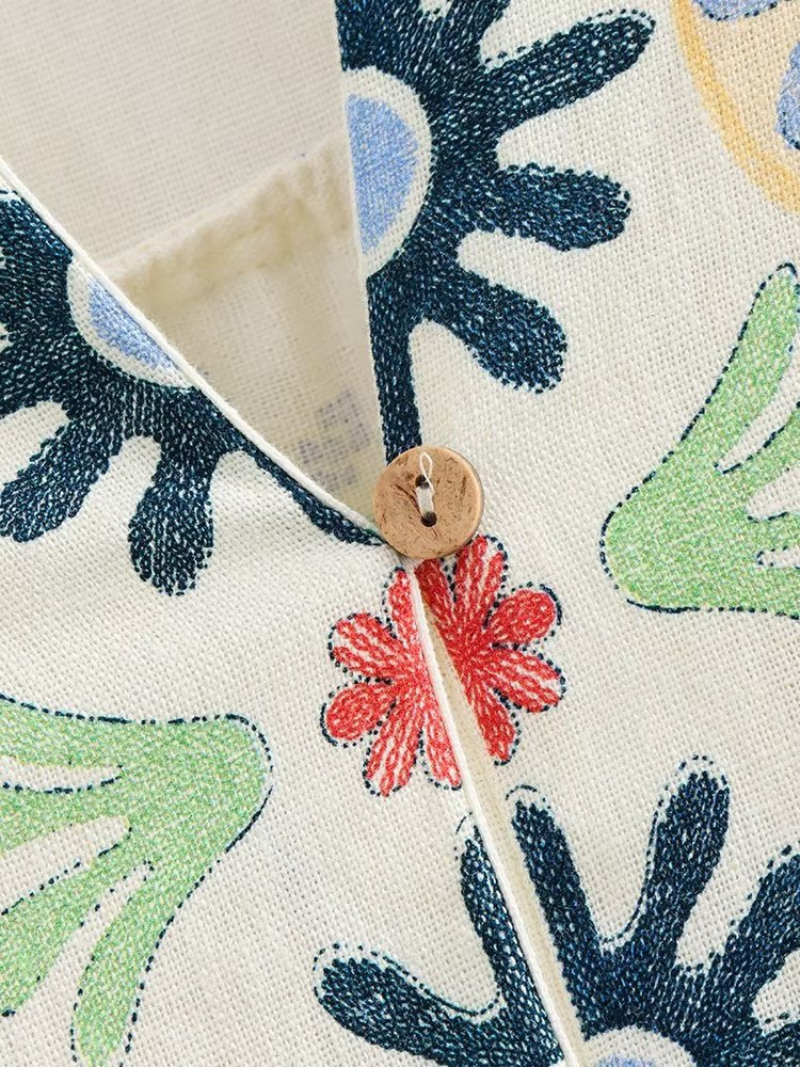 Women's Summer Trendy & Classic Blended Printed A-line Dress