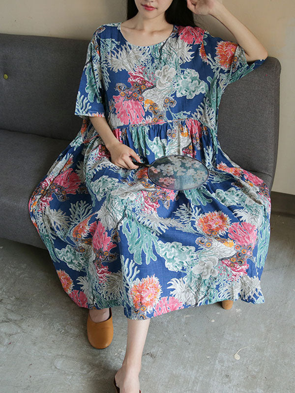 Enjoy Every Moment Smock Dress