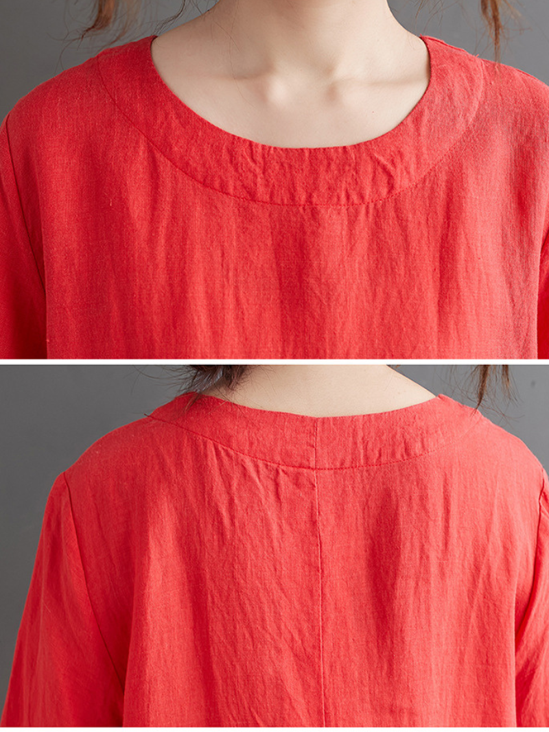 Women's Summer Lightweight Simple A-line Dress