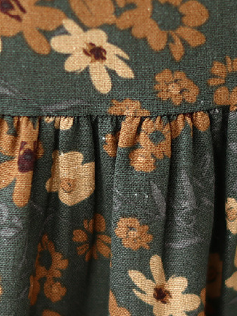 Women's Summer Breezy Daytime StylishFlower Smock dress