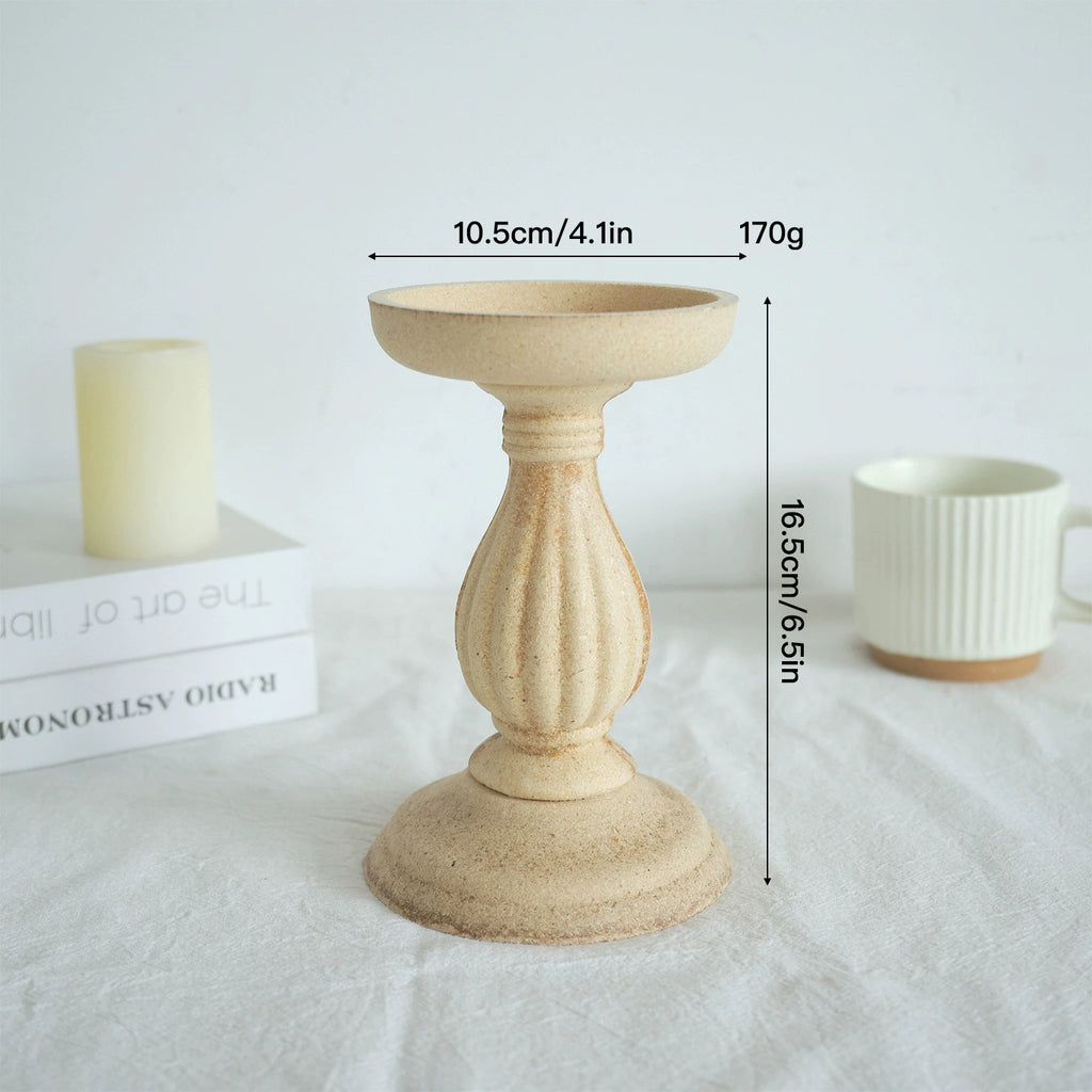 RetroLily Roman column candle holder detail